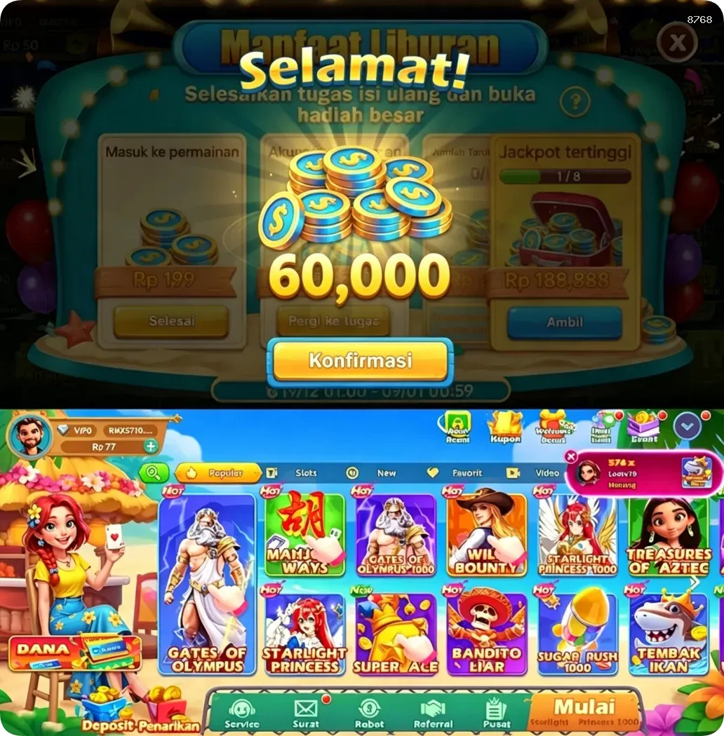 8768 Masuk - 8768 Resmi